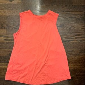 Athleta top, open back, pretty salmon/pink color , hardly worn
